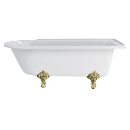 Burlington Hampton 170cm Showering Bath with Standard Feet