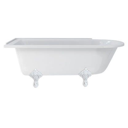 Burlington Hampton 170cm Showering Bath with Standard Feet