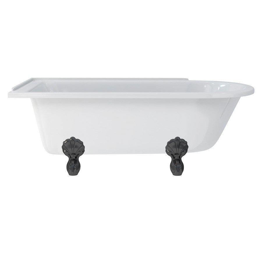 Burlington Hampton 170cm Showering Bath with Luxury Feet