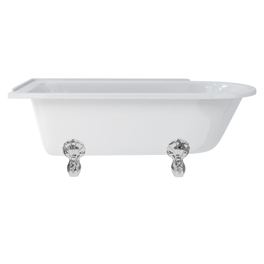 Burlington Hampton 170cm Showering Bath with Luxury Feet