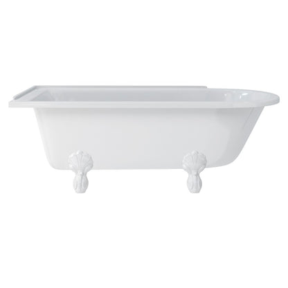 Burlington Hampton 170cm Showering Bath with Luxury Feet