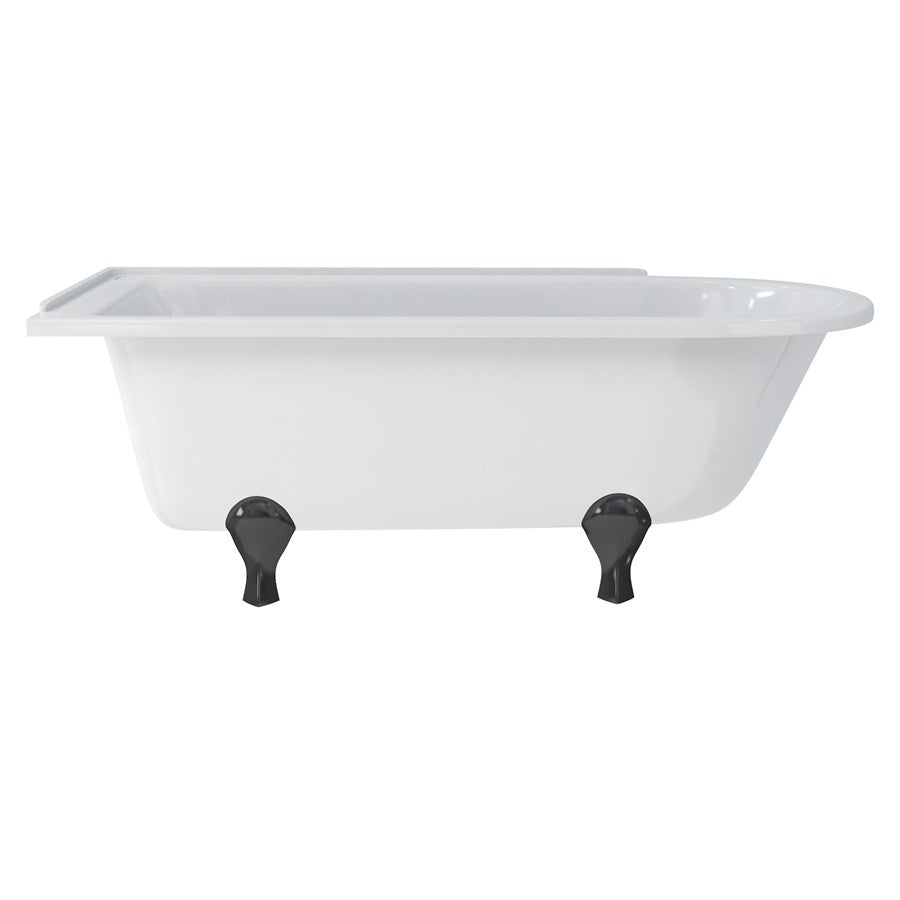 Burlington Hampton 170cm Showering Bath with Luxury Feet