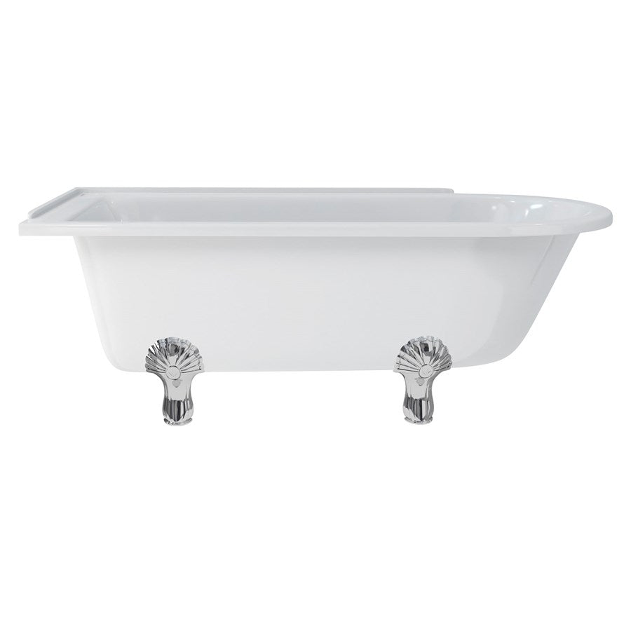 Burlington Hampton 170cm Showering Bath with Luxury Feet