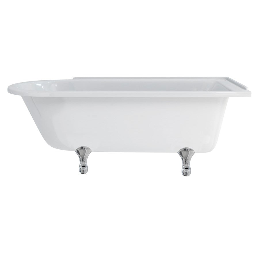 Burlington Hampton 170cm Showering Bath with Standard Feet