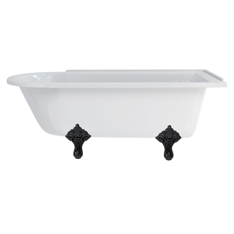 Burlington Hampton 170cm Showering Bath with Standard Feet