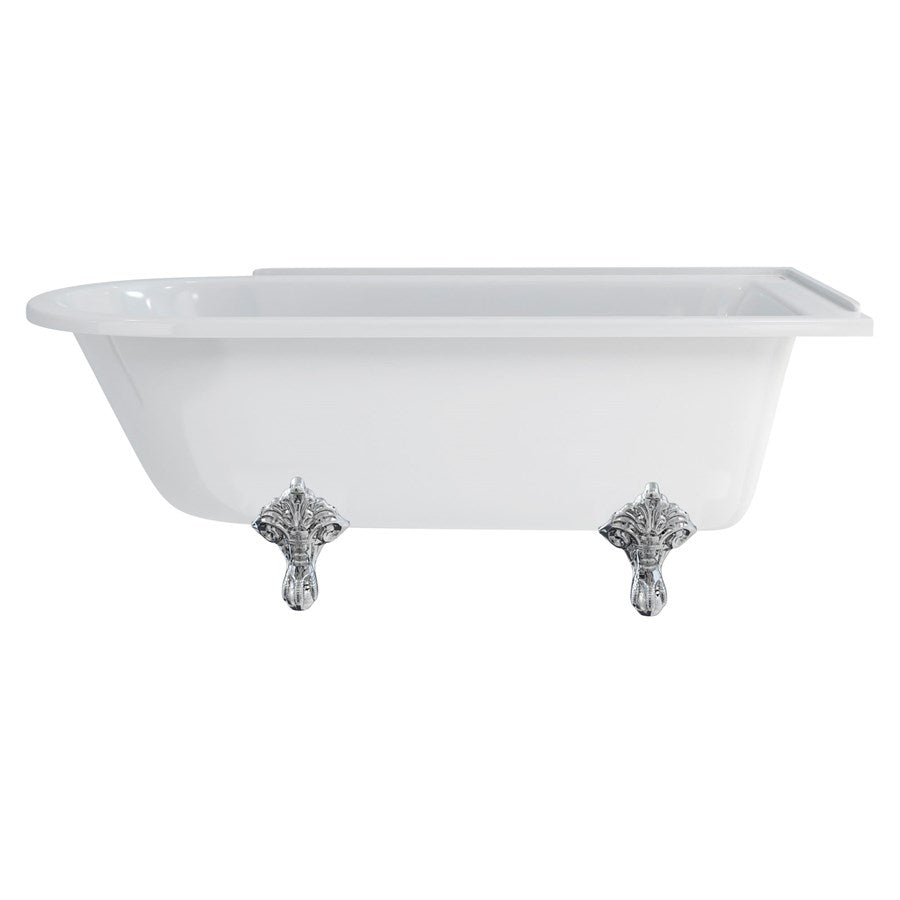 Burlington Hampton 170cm Showering Bath with Standard Feet