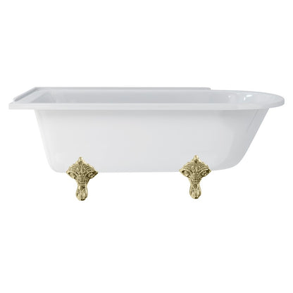 Burlington Hampton 170cm Showering Bath with Standard Feet