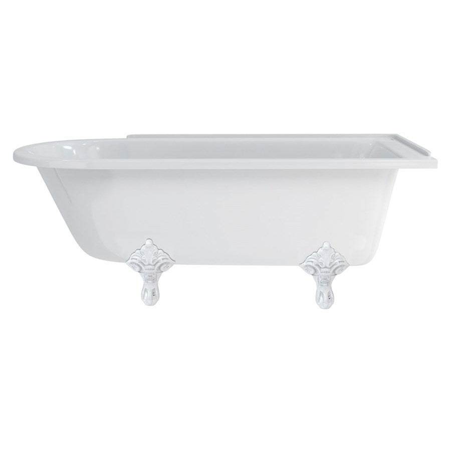 Burlington Hampton 170cm Showering Bath with Standard Feet