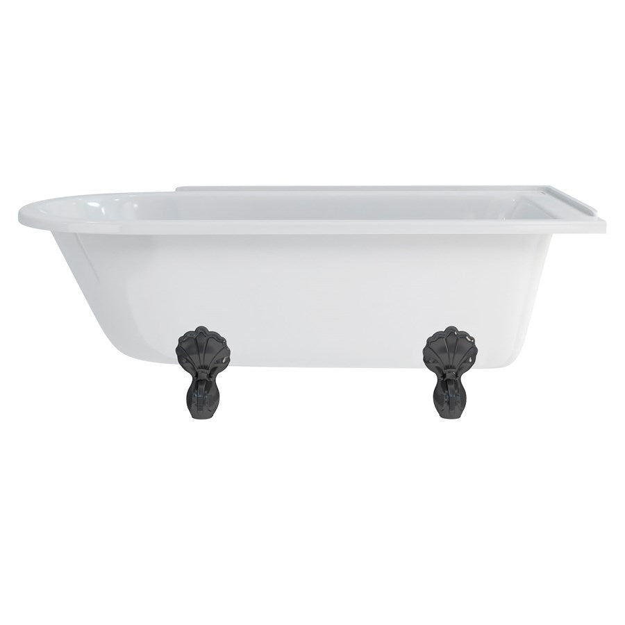 Burlington Hampton 170cm Showering Bath with Luxury Feet