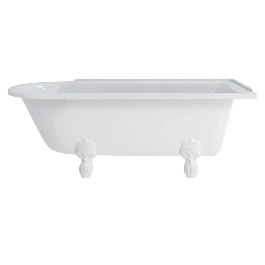 Burlington Hampton 170cm Showering Bath with Luxury Feet