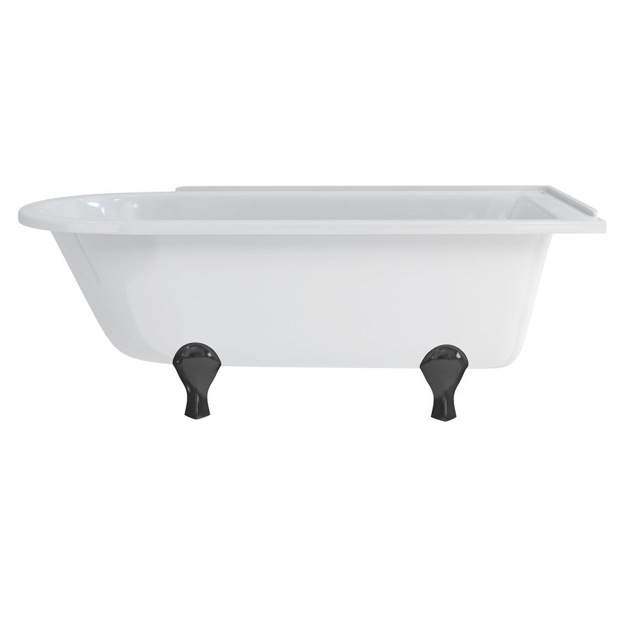 Burlington Hampton 170cm Showering Bath with Luxury Feet