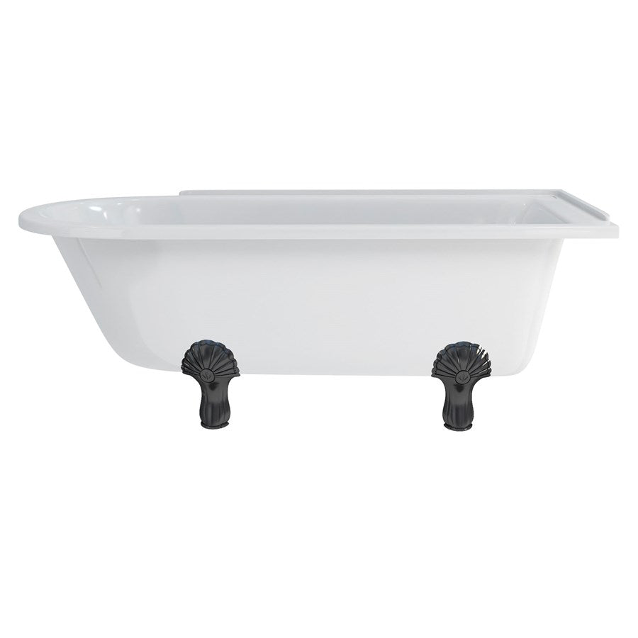 Burlington Hampton 170cm Showering Bath with Luxury Feet