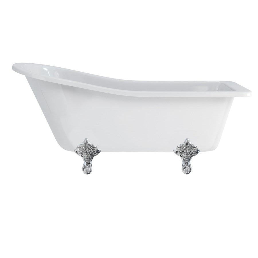 Burlington Harewood Slipper Bath with Standard Feet