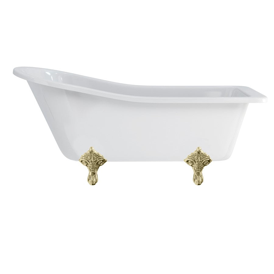 Burlington Harewood Slipper Bath with Standard Feet