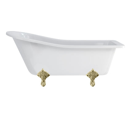 Burlington Harewood Slipper Bath with Standard Feet