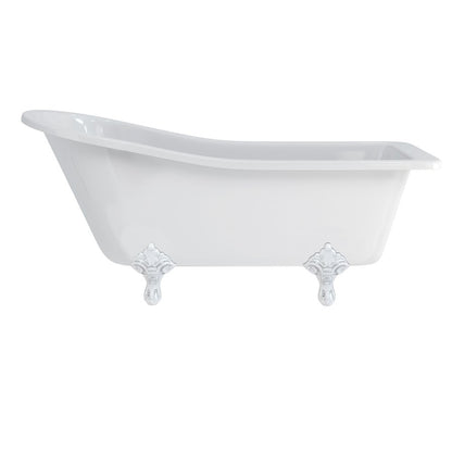 Burlington Harewood Slipper Bath with Standard Feet