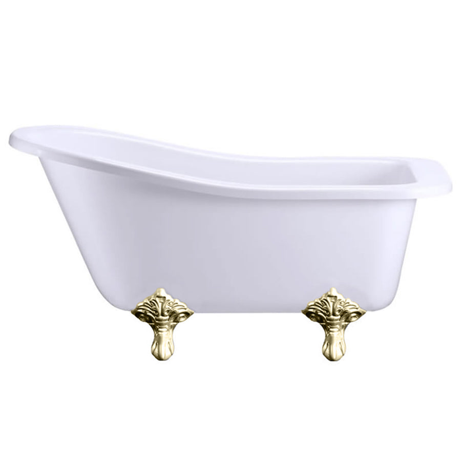 Burlington Buckingham Slipper Bath with Standard Feet