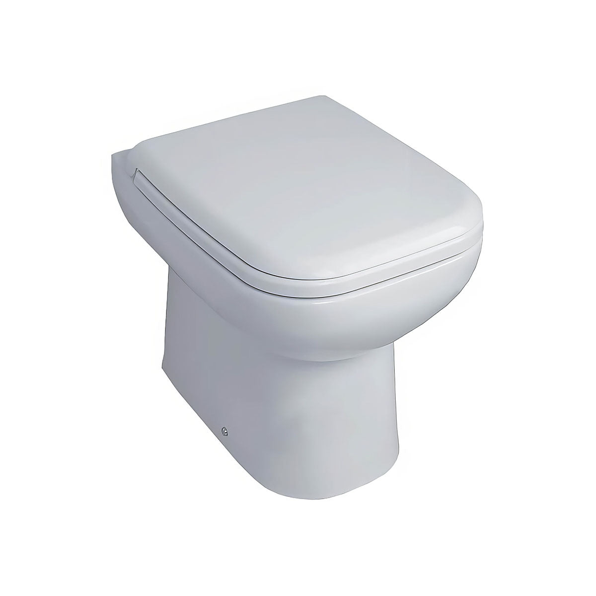 Essential EC6007 Violet Back To Wall White WC Pan With Soft Close Seat