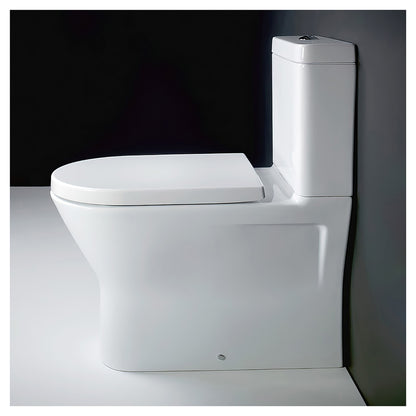Essential EC7026 IVY Comfort Height White Close Coupled Back To Wall WC Pack