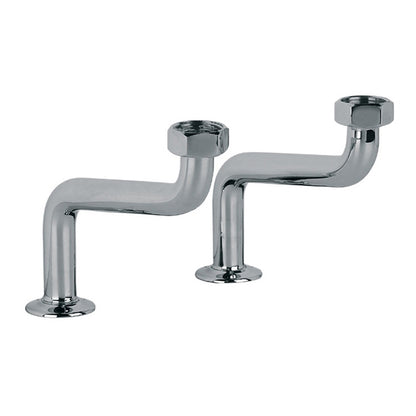 Lefroy Brooks Classic White Lever Bath Shower Mixer with Extended Legs EXT/WL1144
