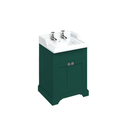 Burlington Bathrooms Freestanding 65 Unit with Doors and Classic Basin