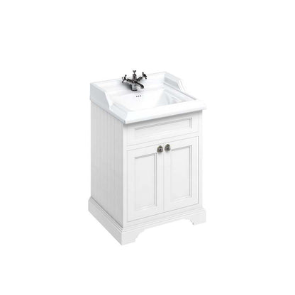 Burlington Bathrooms Freestanding 65 Unit with Doors and Classic Basin