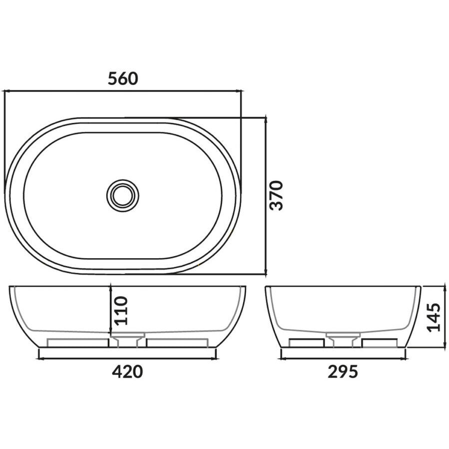 Luxe81 Neo Countertop Basin