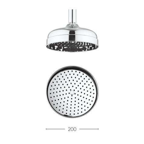 Crosswater Belgravia 200mm Easy Clean Showerhead