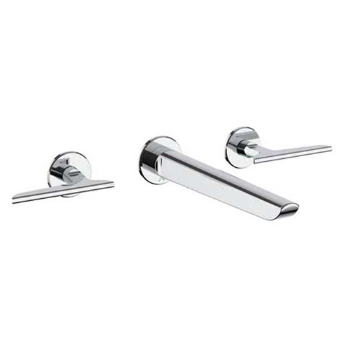 Crosswater Foile Basin 3H Set Wall Mounted