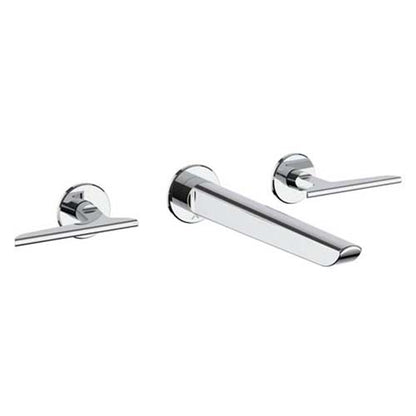 Crosswater Foile Basin 3H Set Wall Mounted