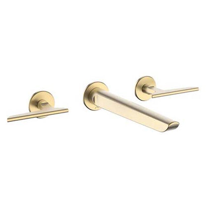 Crosswater Foile Basin 3H Set Wall Mounted