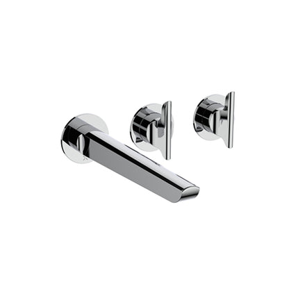 Crosswater Foile Module 3 Outlet 2 Handle Shower Valve & Bath Spout