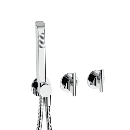 Crosswater Foile Module 3 Outlet 2 Handle Shower Valve & Handset