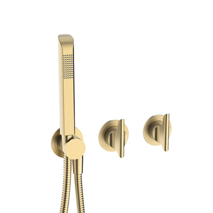 Crosswater Foile Module 3 Outlet 2 Handle Shower Valve & Handset