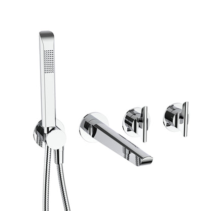 Crosswater Foile Module 2 Outlet 2 Handle Shower Valve, Bath Spout & Handset