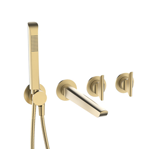 Crosswater Foile Module 2 Outlet 2 Handle Shower Valve, Bath Spout & Handset