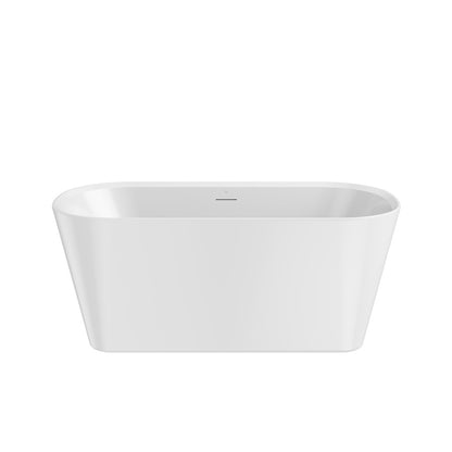 Crosswater Carne Free Standing Bath with Click Clack Slotted Waste
