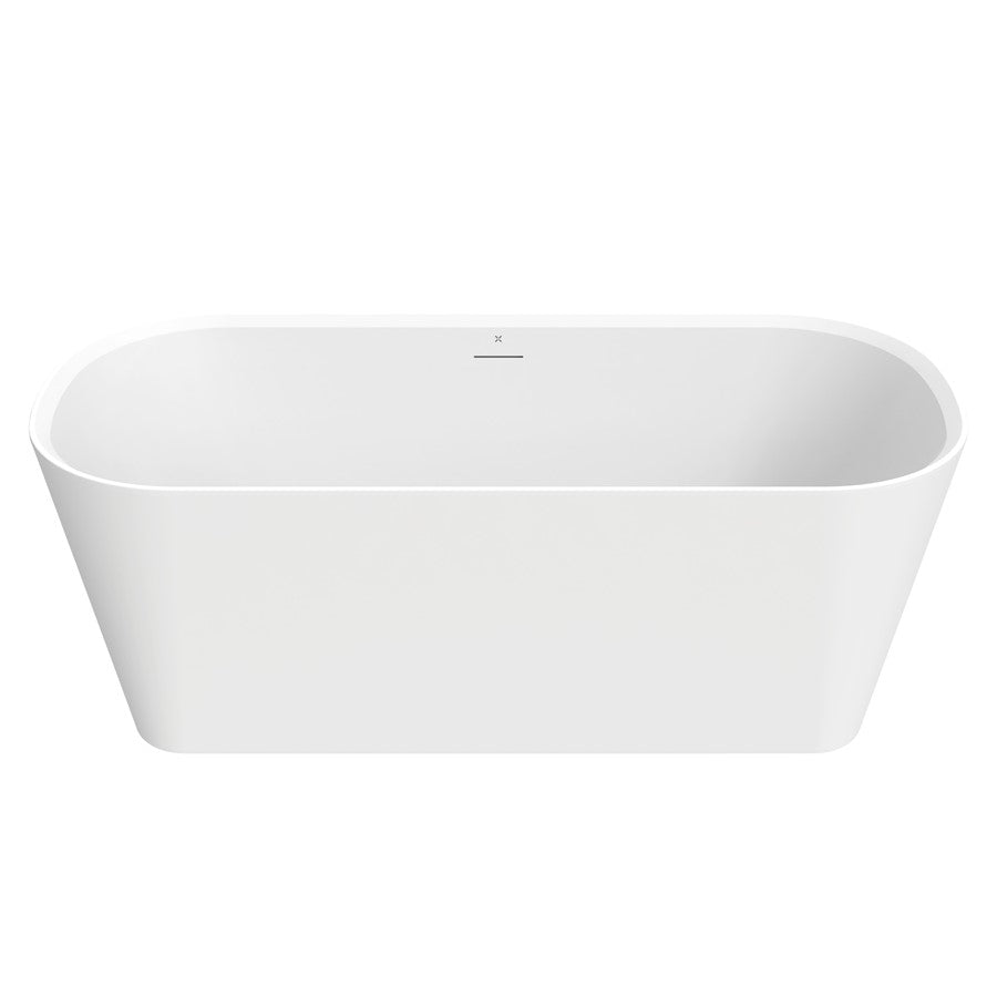Crosswater Carne Free Standing Bath with Click Clack Slotted Waste