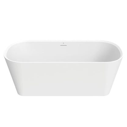 Crosswater Carne Free Standing Bath with Click Clack Slotted Waste