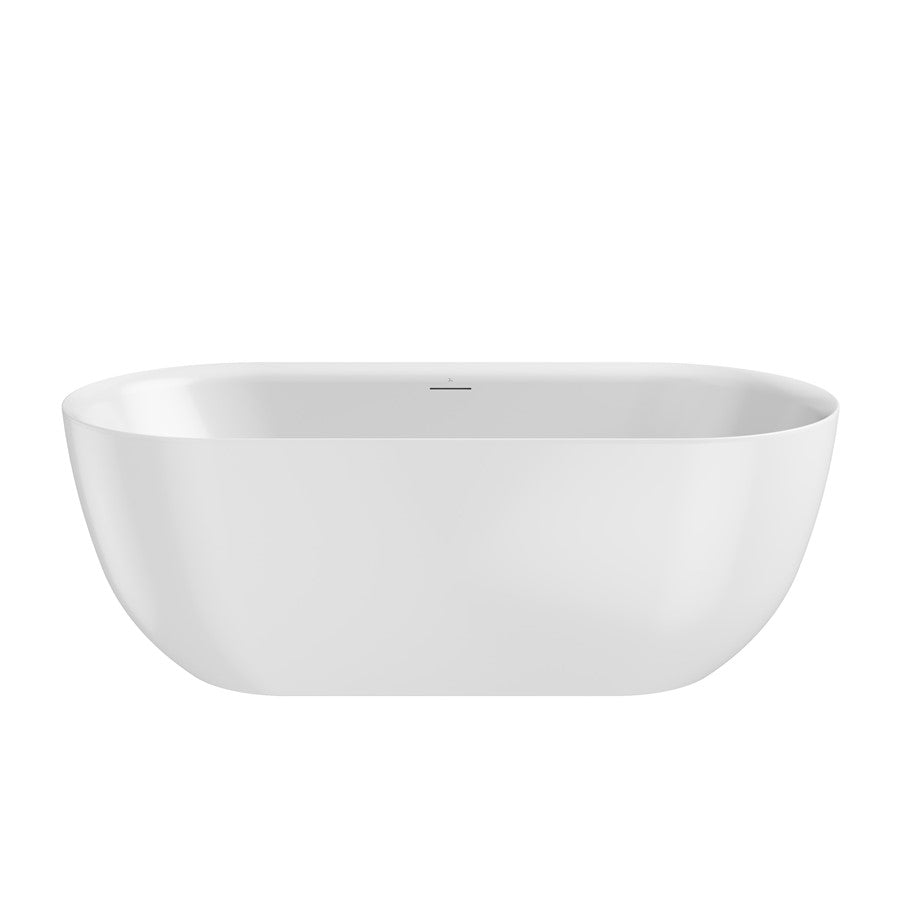 Crosswater Cerus Free Standing Bath with Click Clack Slotted Waste