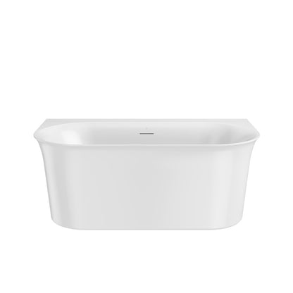 Crosswater Cursa Back To Wall Bath with Click Clack Slotted Waste