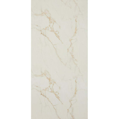 Crosswater Fluted Marble Waterproof Core Laminate Wall Panel