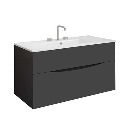 Crosswater Glide II 1000 Unit & Ceramic Basin
