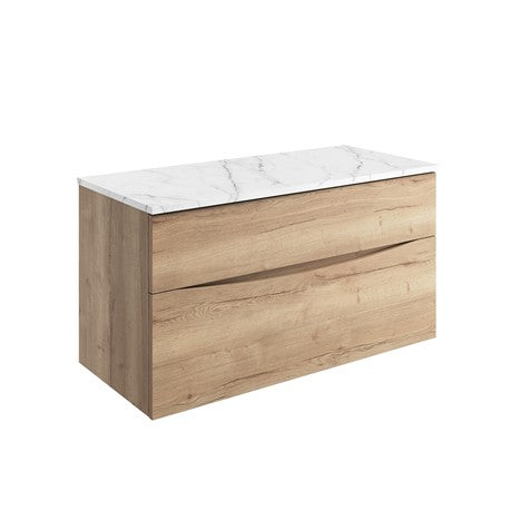 Crosswater Glide II 1000 Unit & Marble Effect Worktop