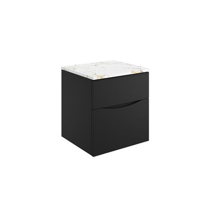 Crosswater Glide II 500 Unit with Gold Vein Estatuario Worktop