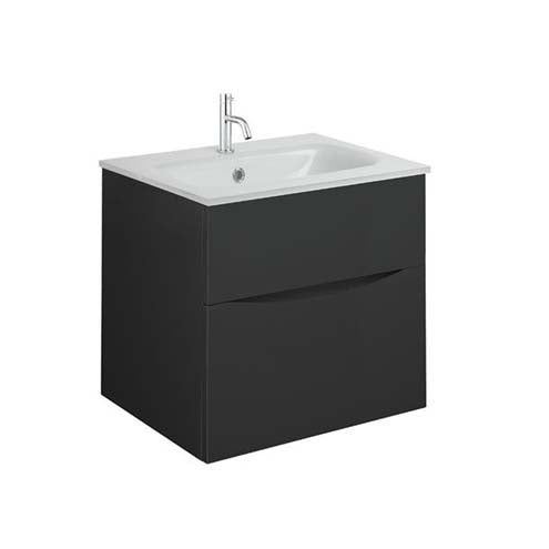 Crosswater Glide II 500 Unit & Ice White Glass Basin