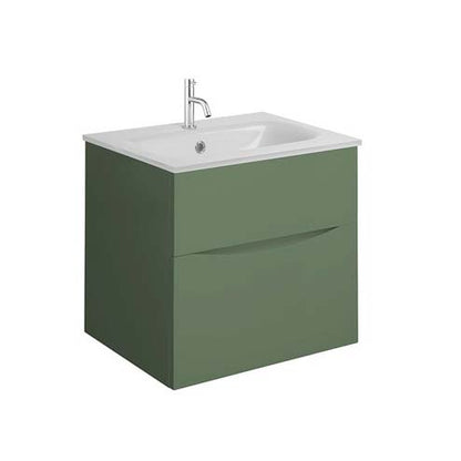 Crosswater Glide II 500 Unit & Ice White Glass Basin