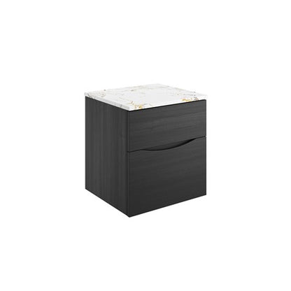 Crosswater Glide II 500 Unit with Gold Vein Estatuario Worktop