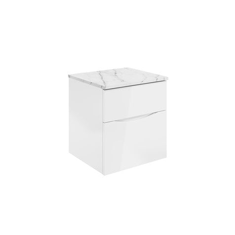 Crosswater Glide II 500 Unit & Marble Effect Worktop