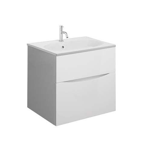 Crosswater Glide II 500 Unit with Matt White Basin